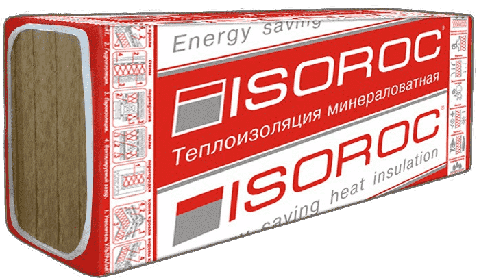Утеплитель ISOROC Изоруф 1000х600х140 мм